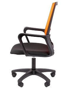 Офисное кресло CHAIRMAN 606 LT, ткань/сетка, оранжевый